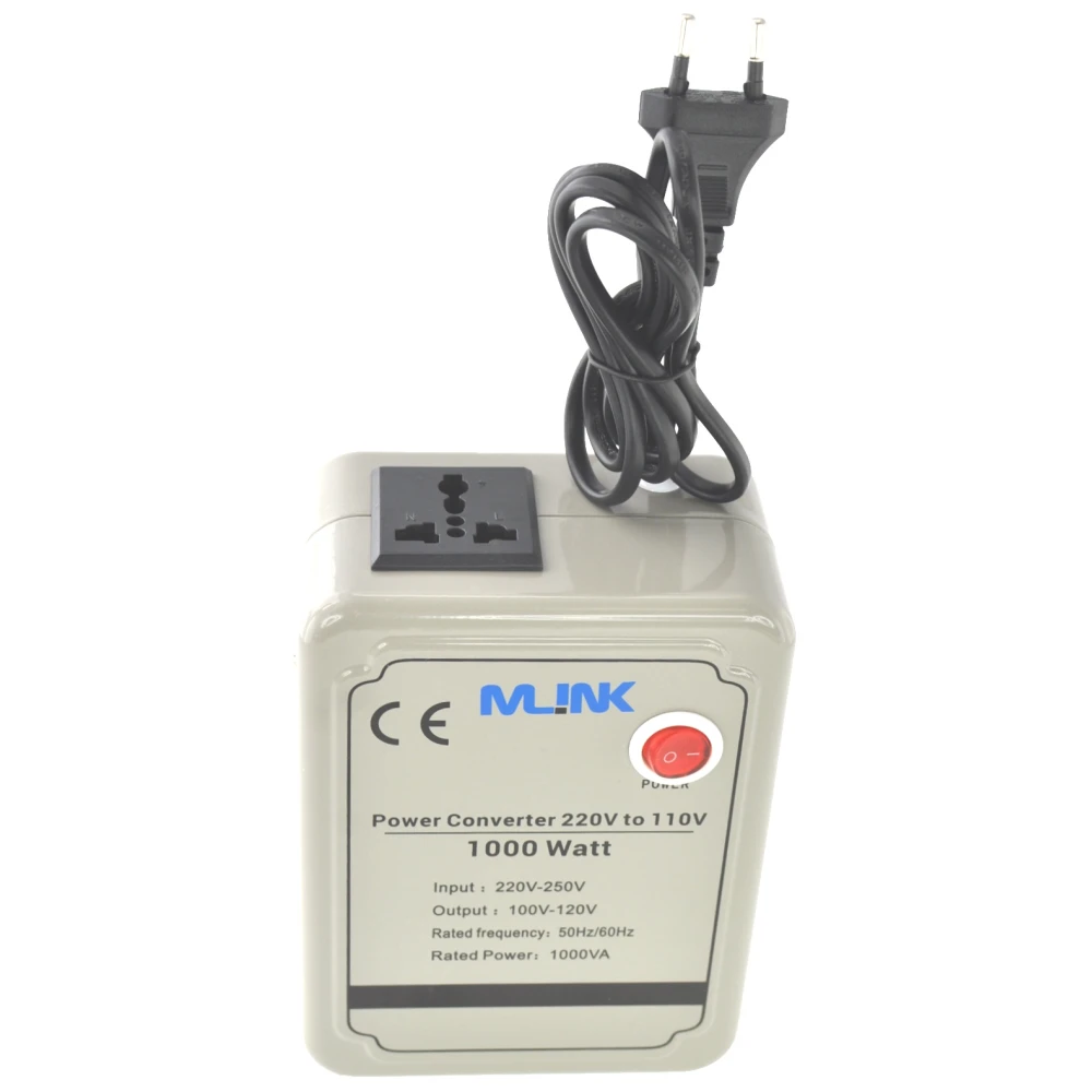 Transformator de curent 220V la 110V 1000W convertor de tensiune Mlink