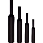 Tub termocontractabil negru 15mm la metru pentru lipire electronică