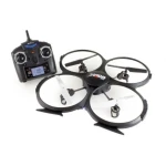 U818A quadcopter cu cameră HD, 2,4GHz, 4 canale și giroscop integrat