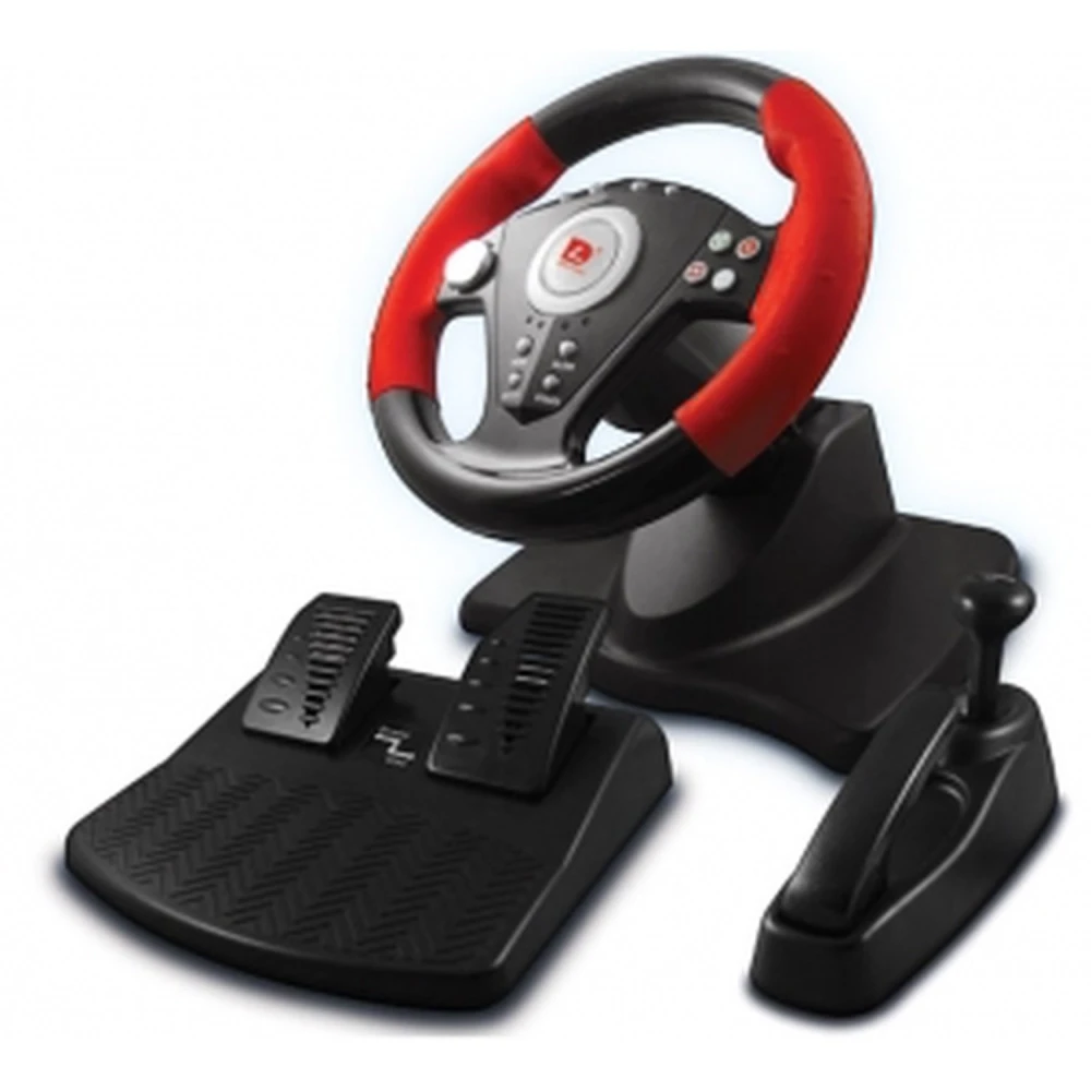 Volan de curse cu pedale si schimbator pentru PS3, PS2 si PC