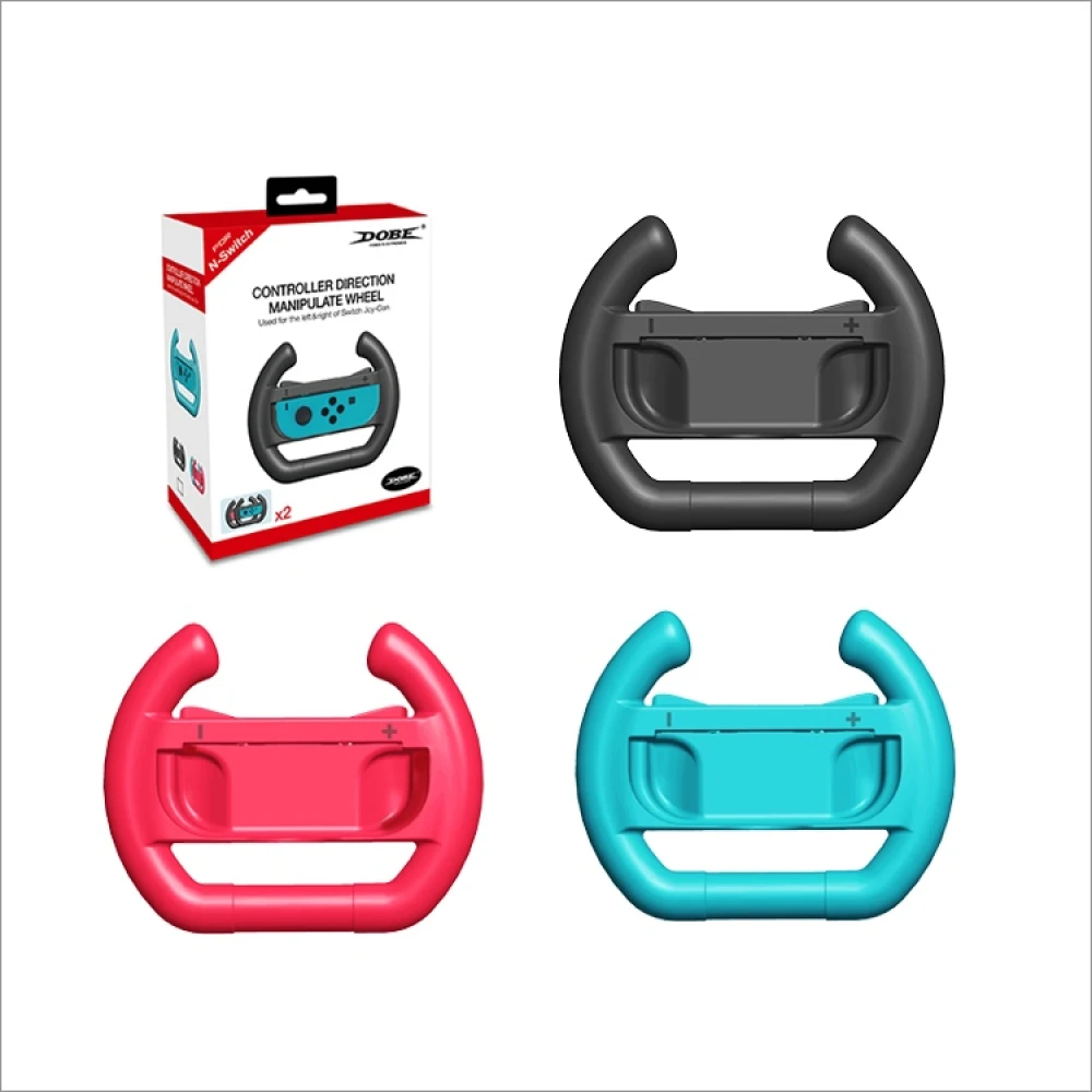 Volan pentru Nintendo Switch Joy-Con Dobe Twin Pack roz turcoaz