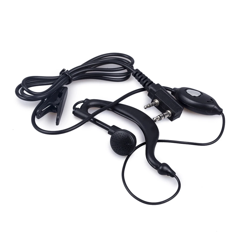 Walkie talkie Baofeng UV-5R 8W cu căști și bandă duală VHF/UHF